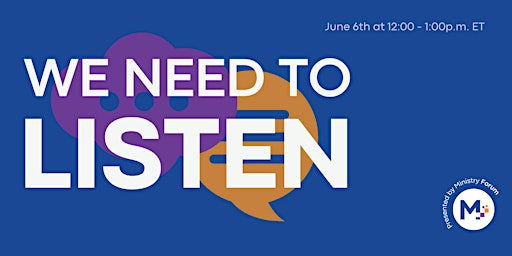 We Need To Listen - June 6 2024  primärbild