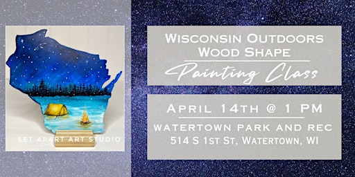 Immagine principale di Wisconsin Outdoor Wood Shape Painting Class 