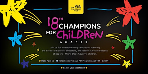Immagine principale di 18th Champions for Children 