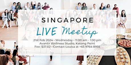 Imagem principal de Connected Women Singapore LIVE Meetup - 21st February 2024