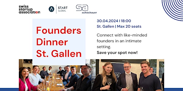 Founders Dinner St. Gallen 30.04.2024