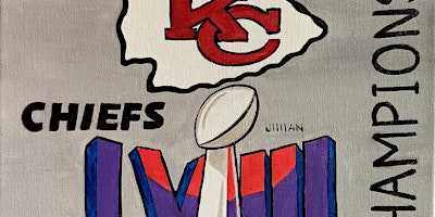 Chiefs Champs LVIII Paint Party primary image