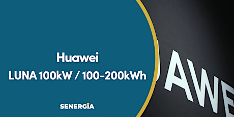 Imagem principal do evento Webinaari: Huawei Luna 100kW / 100 - 200kWh
