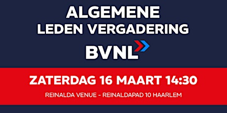 Hauptbild für BVNL Algemene Leden Vergadering