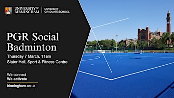 PGR Social Badminton (In-Person) primary image