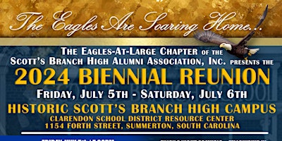 Imagen principal de Scott's Branch High 2024 BIENNIAL REUNION