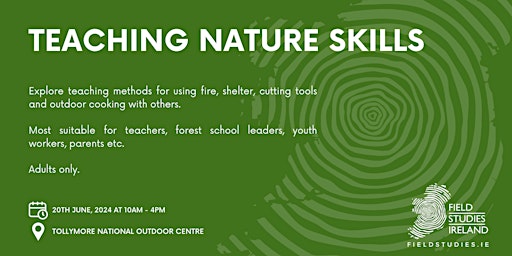 Imagem principal do evento Teaching Nature Skills