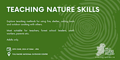 Imagem principal do evento Teaching Nature Skills