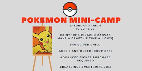Imagem principal do evento Pokémon Mini-Camp