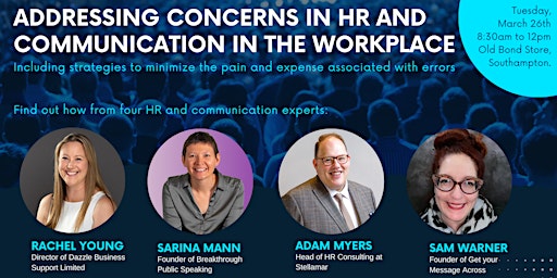 Immagine principale di Addressing Concerns in HR and Communication in the Workplace 