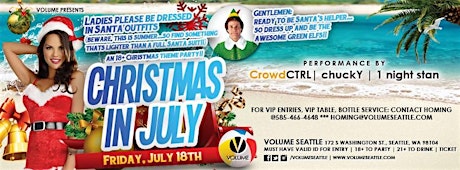 18+/21+ Christmas in July primary image