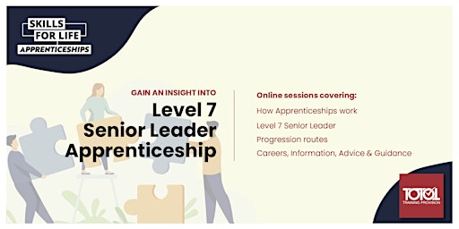 Imagem principal de Insight Session - Level 7 Senior Leader Apprenticeship