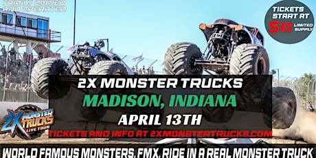 2X Monster Trucks Live Madison, IN