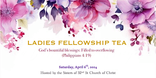 Primaire afbeelding van Ladies Fellowship Tea