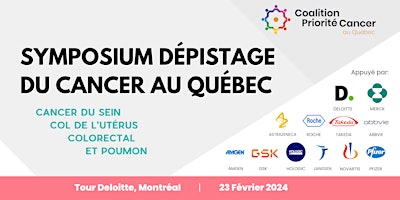 Symposium : Dépistage du  Cancer au Québec