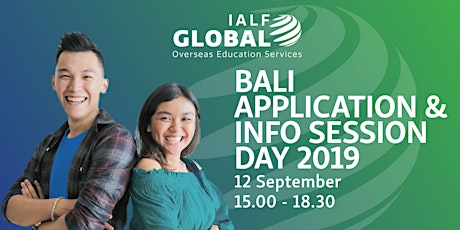 IALF GLOBAL BALI - APPLICATION & INFORMATION DAY 2019 primary image