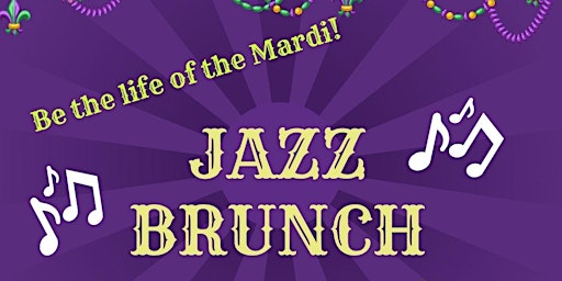 Imagem principal do evento Jazz Brunch: Mardi Gras Style!