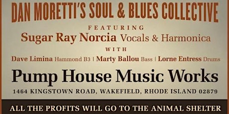 Animal Shelter Benefit Concert- Dan Moretti & Sugar Ray Norcia