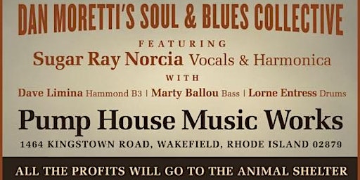 Hauptbild für Animal Shelter Benefit Concert- Dan Moretti & Sugar Ray Norcia