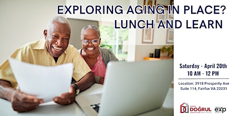 Exploring Aging in Place? - Lunch & Learn