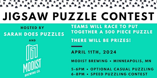Imagem principal do evento Modist Brewing Co Jigsaw Puzzle Contest