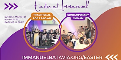 Imagem principal do evento Easter Worship Services