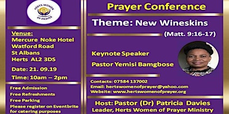 Herts Women of Prayer Conference primary image