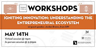 Imagem principal do evento Igniting Innovation: Understanding the Entrepreneurial Ecosystem  (Virtual)