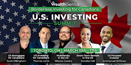 Imagem principal do evento US Investing Summit: Borderless Investing for Canadians - Toronto [031524]