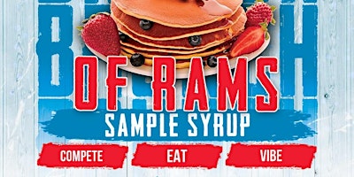 Imagem principal do evento Brunch of Rams: Sample Syrup Edition