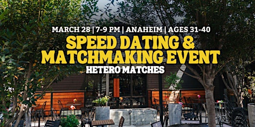 Imagen principal de Speed Dating | Anaheim   | Ages 31-40