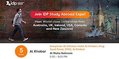 IDP Study Abroad Expo in Al Khobar! primary image