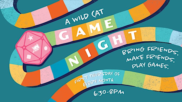 Monthly Board Game Night at Wild Cat!