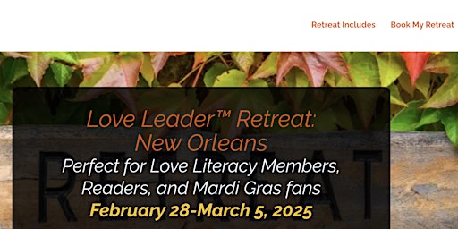 Primaire afbeelding van Love Leader™ Retreat: New Orleans