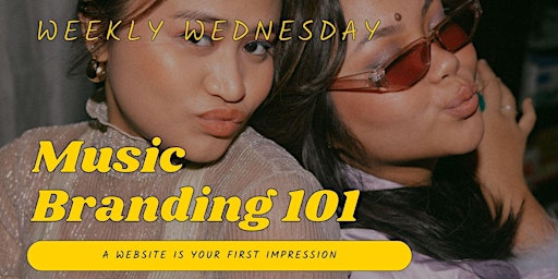 Primaire afbeelding van Music Branding 101 - Build Your Website