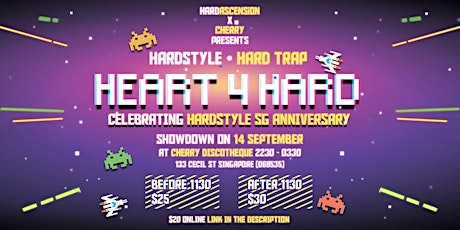 Cherry Discotheque X Heart4HARD ft Hardstyle Singapore 4th Anniversary primary image