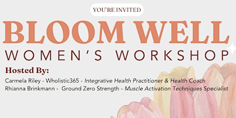 Bloom Well Women's Workshop