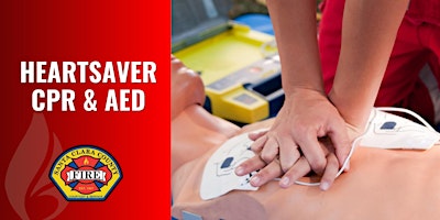 Imagem principal do evento AHA Heartsaver CPR/AED Course $65 - Campbell - 2024