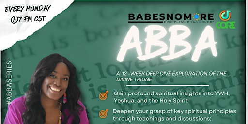 Hauptbild für ABBA: Deep Dive Exploration of the Divine Triune - Bible Study