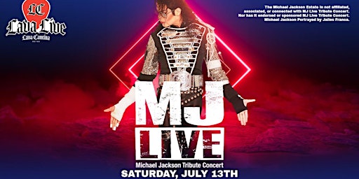 Immagine principale di MJ Live - Michael Jackson Tribute Show Starring Jalles Franca 