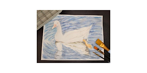 Imagem principal de Solo Swimmer Watercolor Painting Class