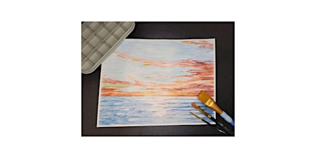 Florida Sunset Watercolor Painting Class