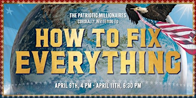 Patriotic Millionaires' Spring Symposium: How to Fix Everything primary image