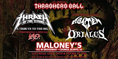 Primaire afbeelding van 1st Annual Thrasher's Ball Presented by Thrash of the Titans