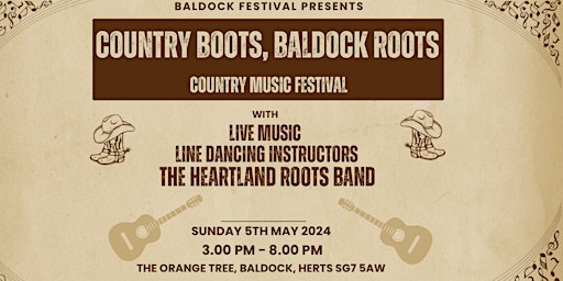 Imagem principal do evento Country Boots, Baldock Roots