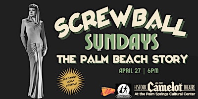 Screwball Sundays: THE PALM BEACH STORY primary image