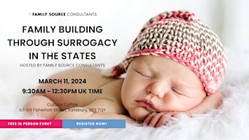 Family Building through Surrogacy in the States primary image