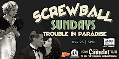 Immagine principale di Screwball Sundays: TROUBLE IN PARADISE on 35mm Film 