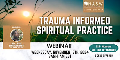 Imagem principal de Trauma Informed Spiritual Practice
