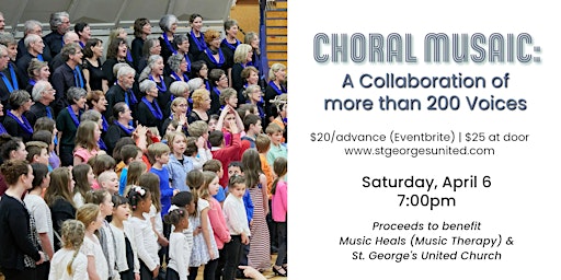 Primaire afbeelding van A Choral Musaic-- Collaboration of 200 voices Fundraising Concert